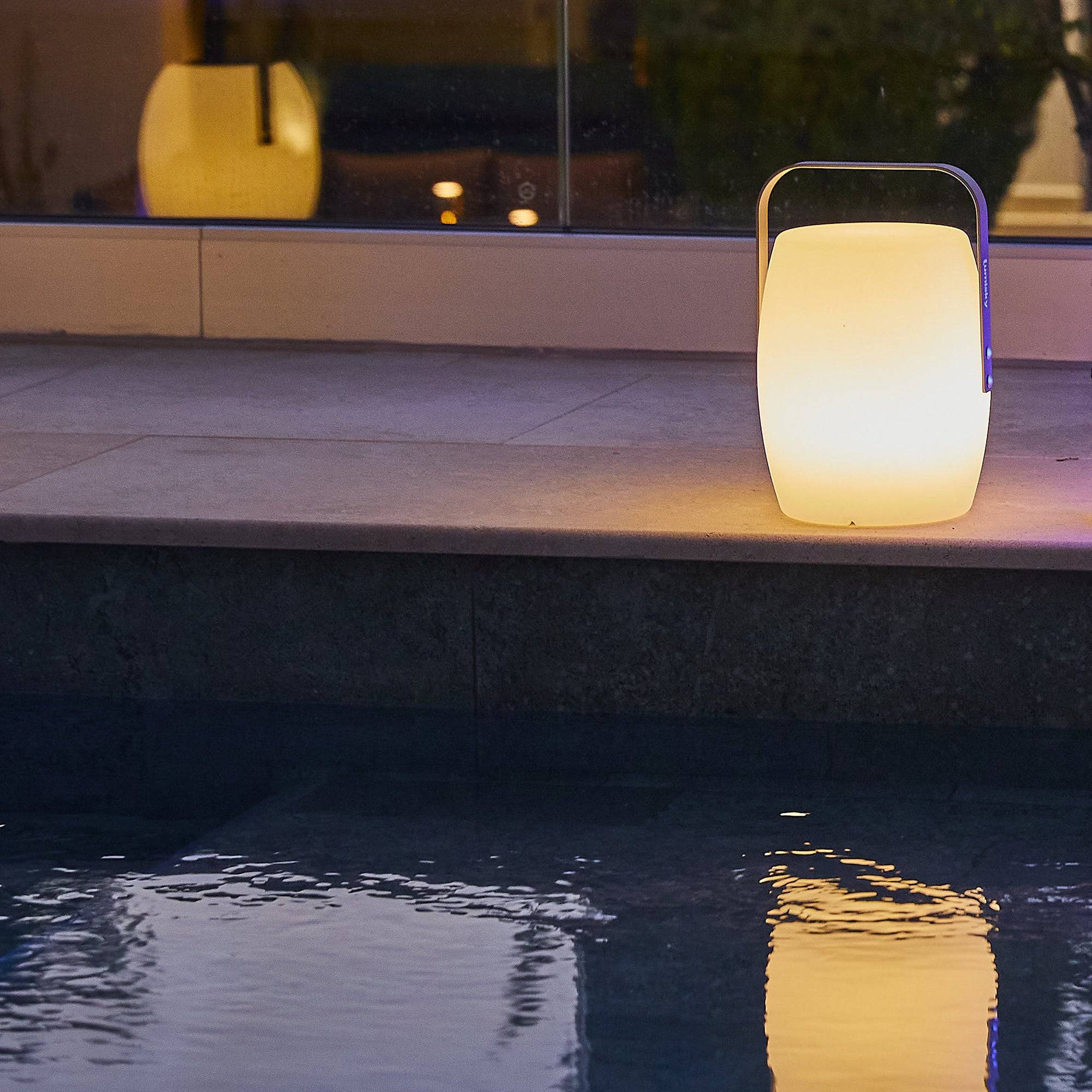 Lumisky - Lanterne sans fil LED LUCY ROCK H31cm - Imagen 3