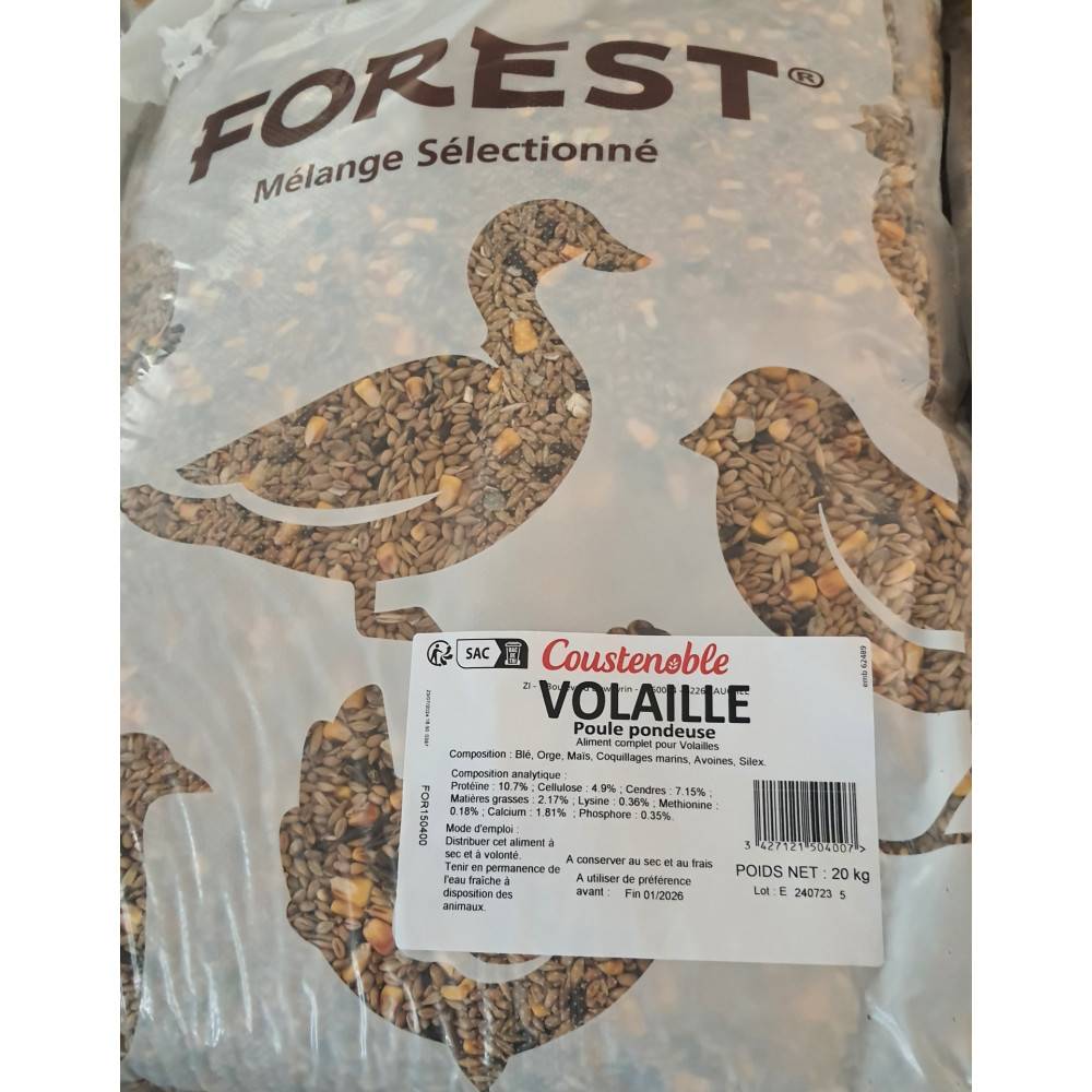 Coustenoble - Alimentation Volaille poule pondeuse 20 kg - Imagen 1