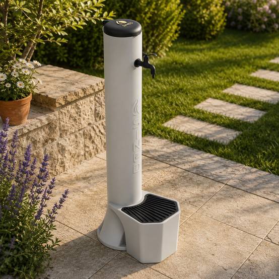 Kit De Fontaine Tortora Avec Seau Sinueux Kit De Fontaine Tortora En Polyethylene Hd - Image 1
