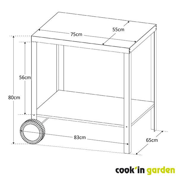 Cook in Garden - Desserte MEDIA 75 - Imagen 7