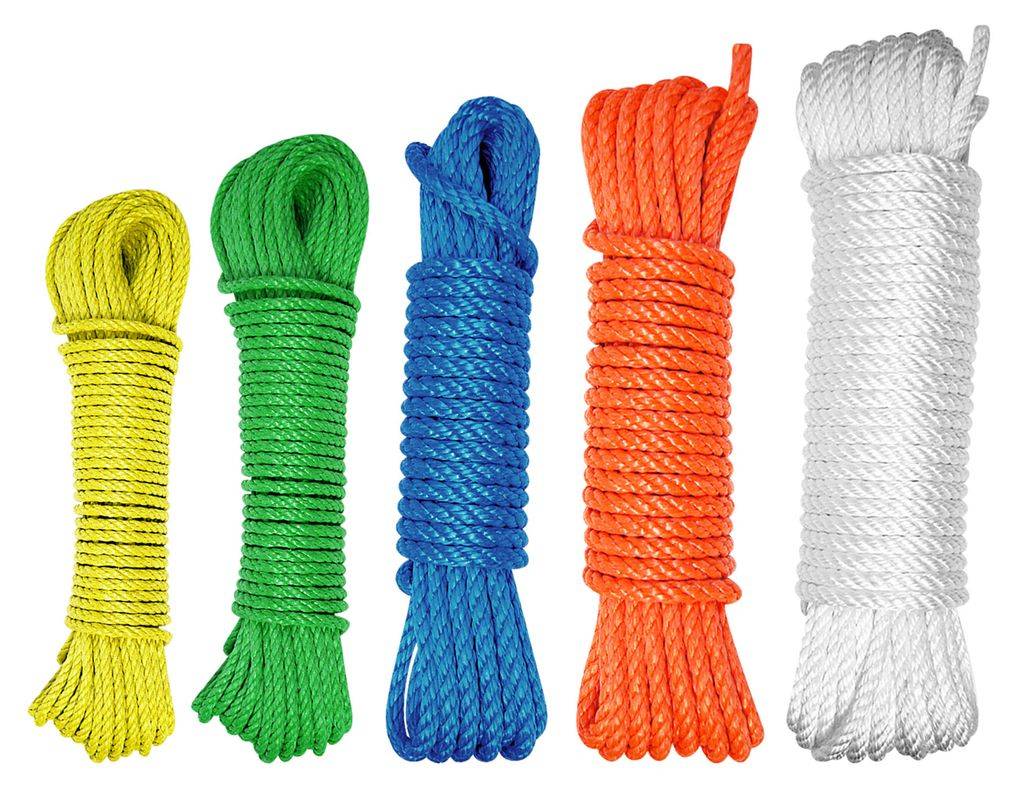 Outifrance - Cordage polypropylène - Jaune 8 mm 25 m 750 g