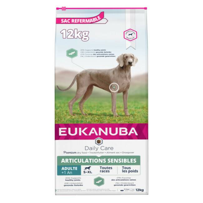 Eukanuba - Croquettes Eukanuba Adulte Daily Care Articulations Sensibles Sac 12 kg - Imagen 1