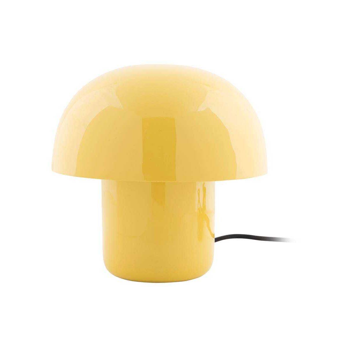 Leitmotiv - Lampe à poser en métal coloré Fat Mushroom Mini Jaune - Imagen 1