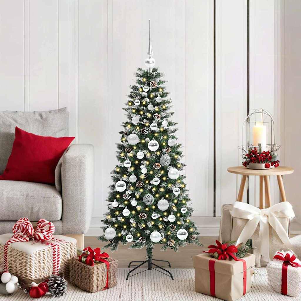 ComfortXL - Petit Sapin de Noël Décoré et Lumineux 1.2m, avec 150 LED et Accessoires Fêtes USB – ComfortXL Outdoor Living