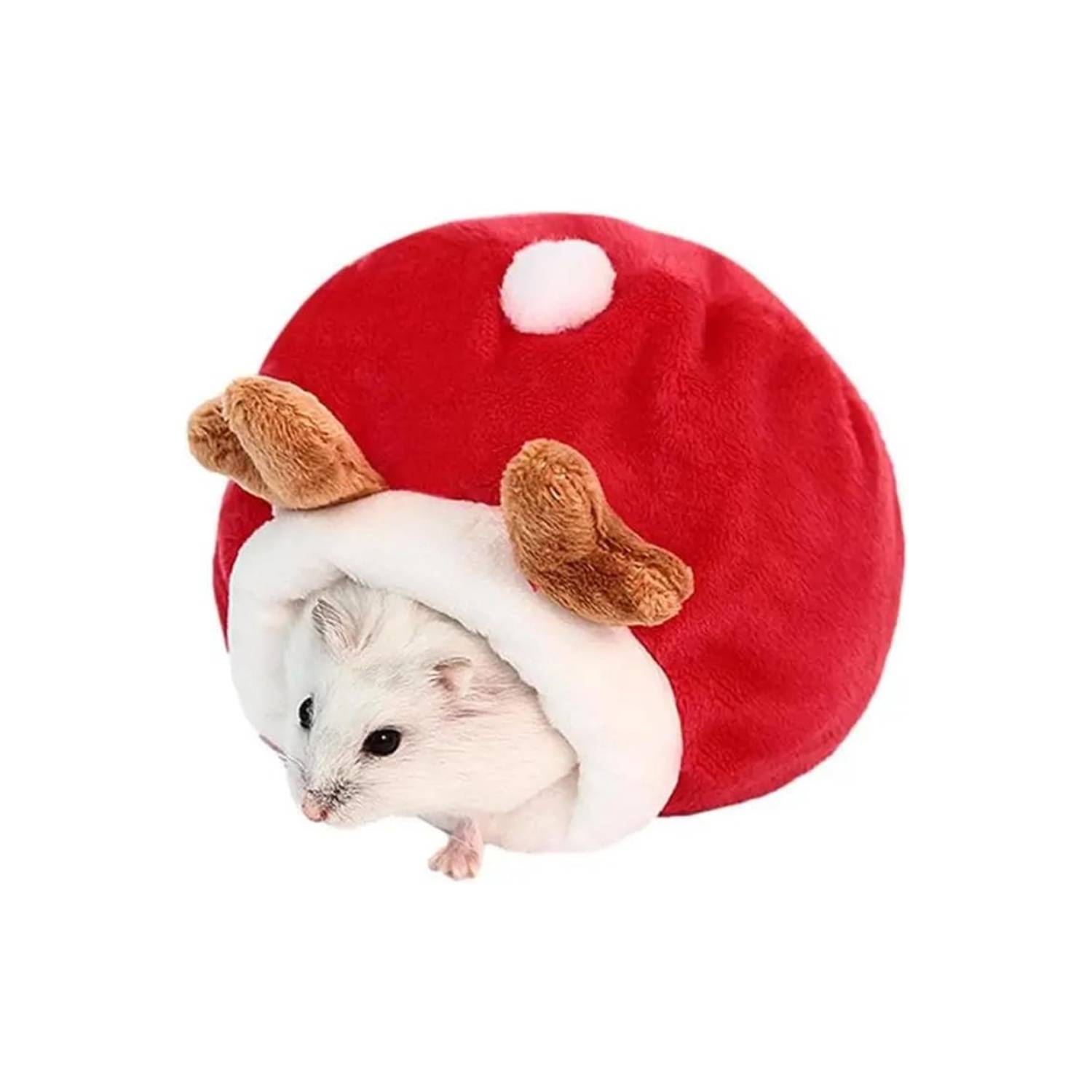 DtopbuyAge - Nid en forme d'animal pour petit rongeur - Rouge DtopbuyAge - Image 1
