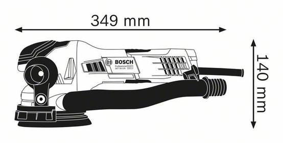 Bosch - Ponceuse excentrique GET 55-125 L-Boxx - 0601257001 - Bosch - Image 2