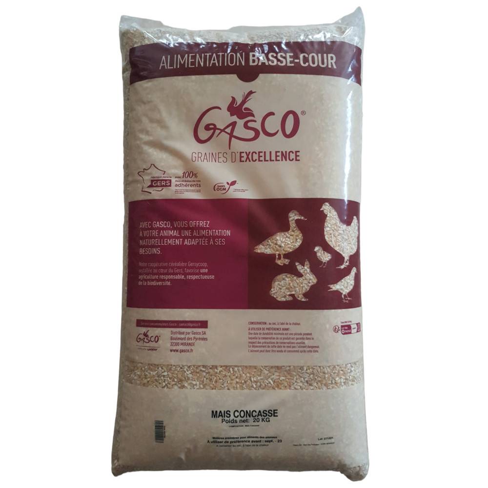 Gasco - Gasco - Maíz triturado 20 kg alimentación corral - Imagen 4