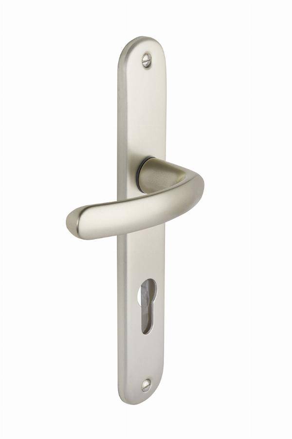 Ensemble de porte Budget BEZAULT entraxe 195mm Clé i - Champagne - 204861