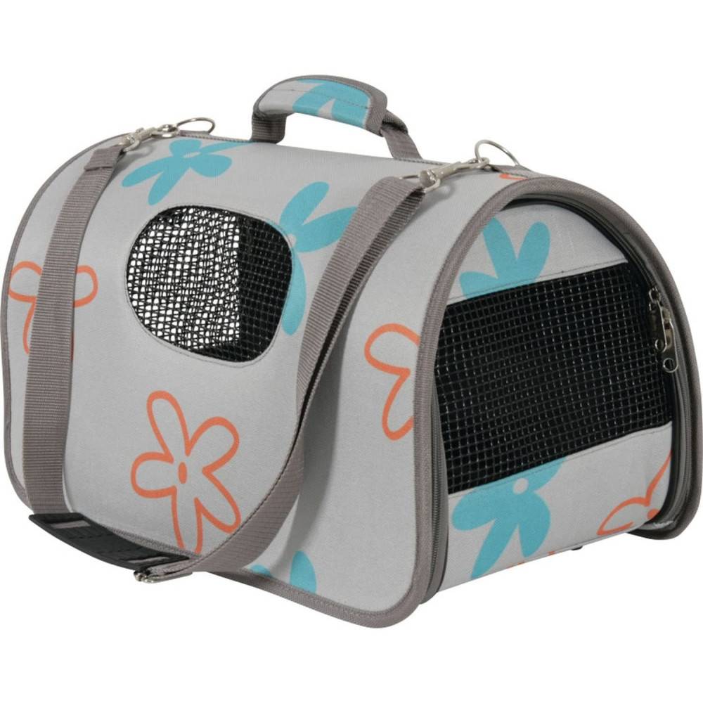 Panier de transport Flower, S, Gris, pour chat ou chien. max 4 kg - Image 5