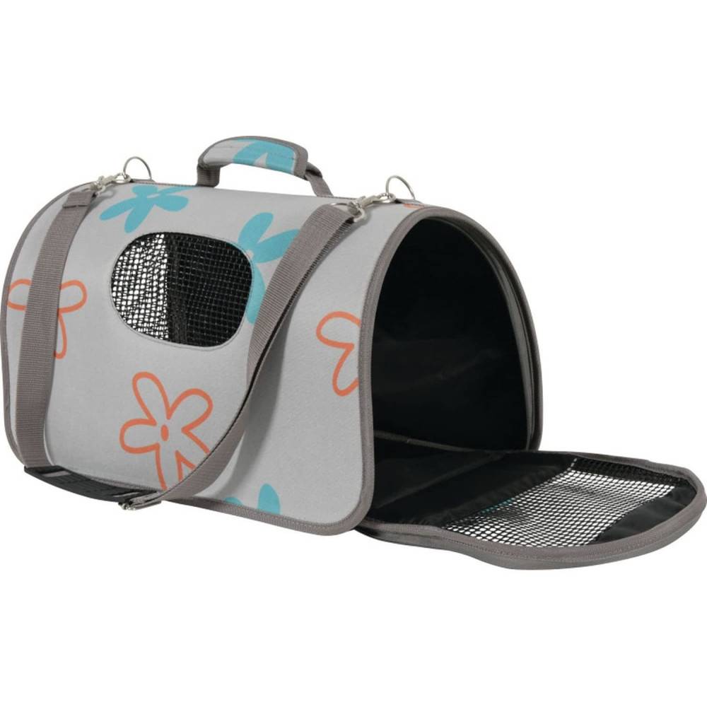 Panier de transport Flower, S, Gris, pour chat ou chien. max 4 kg - Image 4
