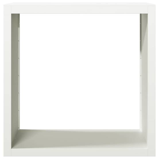 Range-bûches en acier pour bois de chauffage extérieur et intérieur Blanc 100 cm – ComfortXL Outdoor Living - Image 4