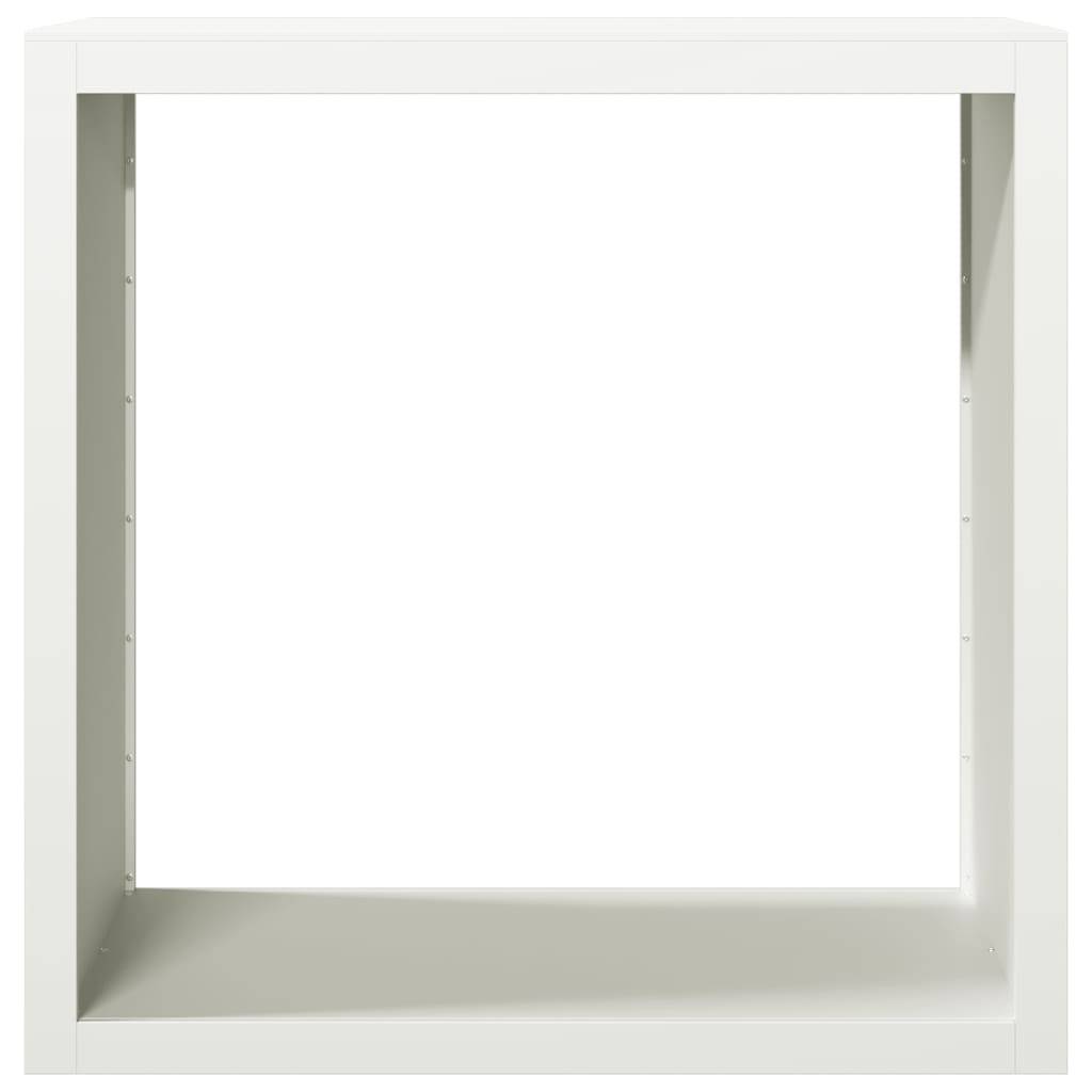 Range-bûches en acier pour bois de chauffage extérieur et intérieur Blanc 100 cm – ComfortXL Outdoor Living - Image 4