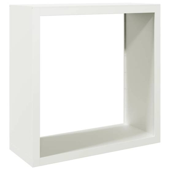 Range-bûches en acier pour bois de chauffage extérieur et intérieur Blanc 100 cm – ComfortXL Outdoor Living - Image 6