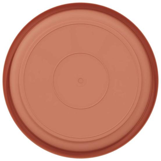 Plateau à fleurs rond Plastique Rouge brique 14 x 2 cm (Lot de 24) - PANGIVO - Image 6