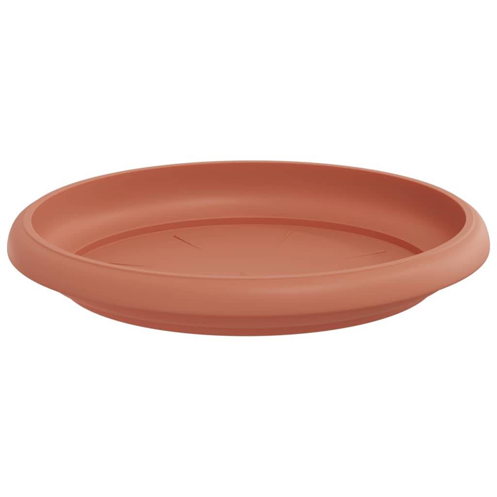 Plateau à fleurs rond Plastique Rouge brique 14 x 2 cm (Lot de 24) - PANGIVO - Image 5
