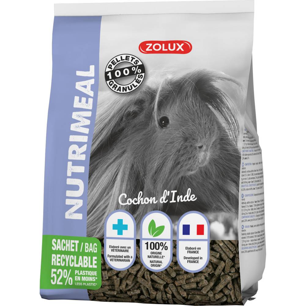 Zolux - zolux - Granulés pour grand cochon d'inde 800g - Imagen 2