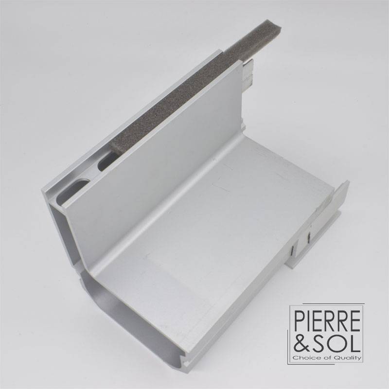 Caniveau à fente aluminium SideDrain LOW - LINE ECO - 0,5 m - Image 9