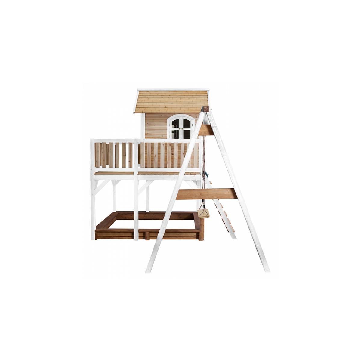 Maison de Jeu AXI Classic Liam avec Toboggan et Balançoire en Bois - Image 3