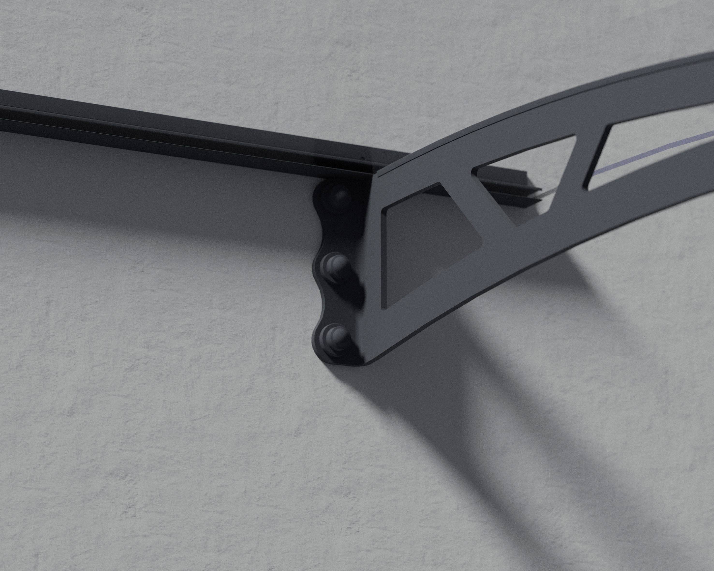 Canopia by Palram - Canopia Marquise de porte Altair Gris 302 X 91.5 - Imagen 2
