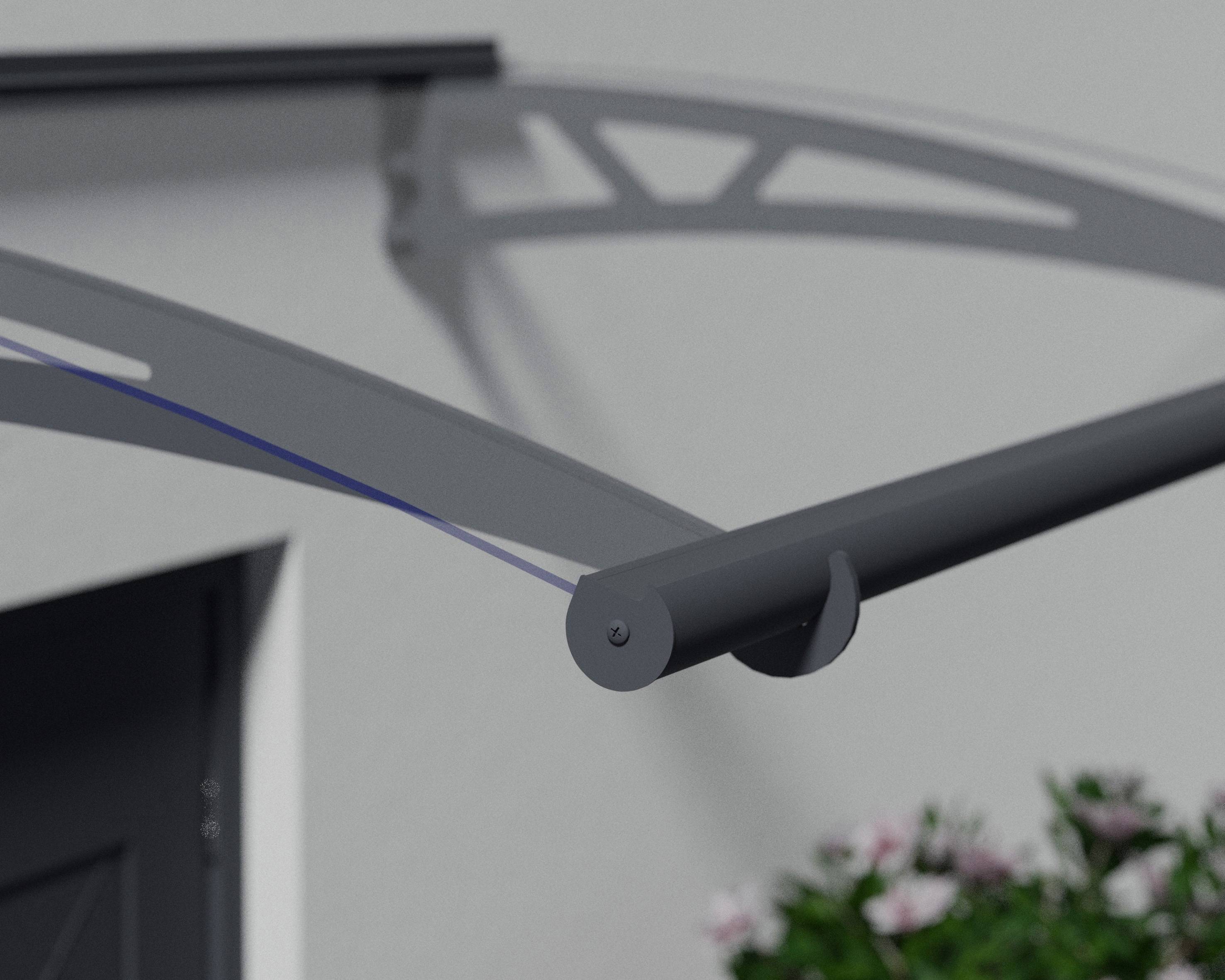 Canopia by Palram - Canopia Marquise de porte Altair Gris 302 X 91.5 - Imagen 4