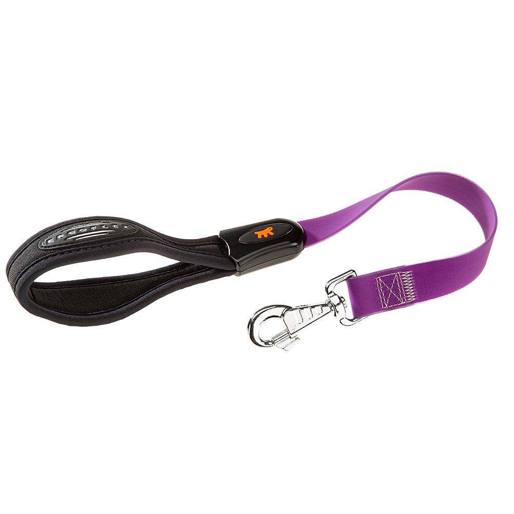 Ferplast - Laisse Courte pour Chiens EVOLUTION GM25/55, Hypoallergénique, Lavable, Poignée rembourrée, Violet - Imagen 1