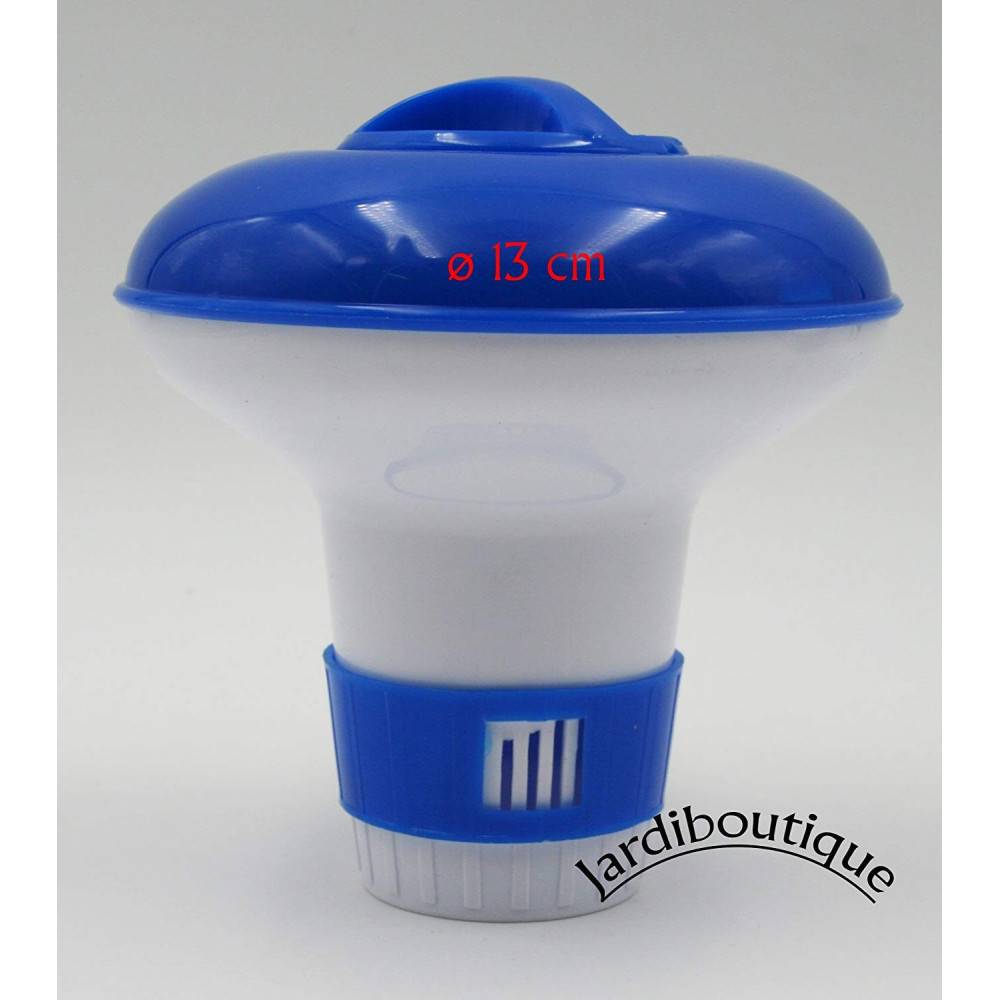 Petit doseur diffuseur de chlore ou brome flottant en plastique pour petite pastille - Imagen 3