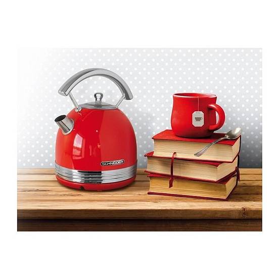 Bouilloire Vintage 1,7l Rouge Scke17r Schneider - Image 4