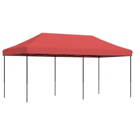 ComfortXL - Tente de réception pliable acier événement plein air pop-up 580x292 Rouge - ComfortXL Outdoor Living - Image 2