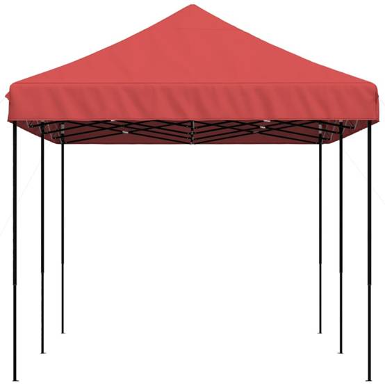 ComfortXL - Tente de réception pliable acier événement plein air pop-up 580x292 Rouge - ComfortXL Outdoor Living - Image 4