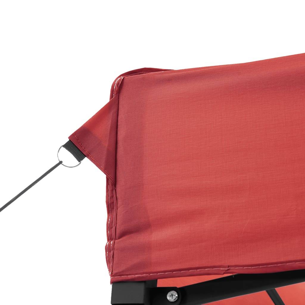 ComfortXL - Tente de réception pliable acier événement plein air pop-up 580x292 Rouge - ComfortXL Outdoor Living - Image 7