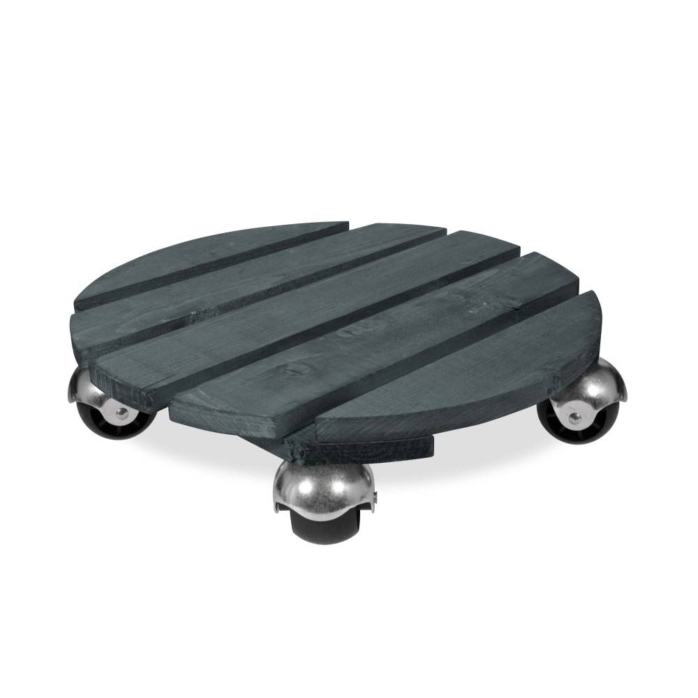 Louis Moulin - Roule-plante en bois rond anthracite "Basics " 37,5 cm Louis Moulin - Imagen 1