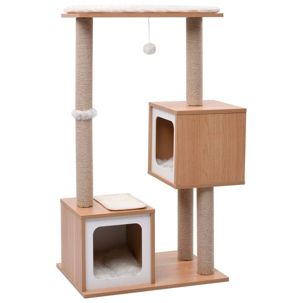 Vidaxl - Arbre à chat avec tapis à gratter en sisal 104 cm vidaXL - Imagen 6