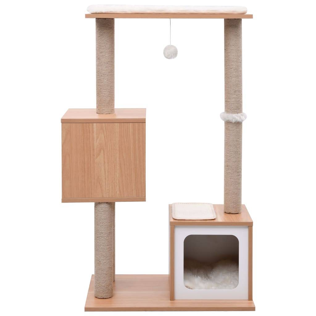 Vidaxl - Arbre à chat avec tapis à gratter en sisal 104 cm vidaXL - Imagen 7