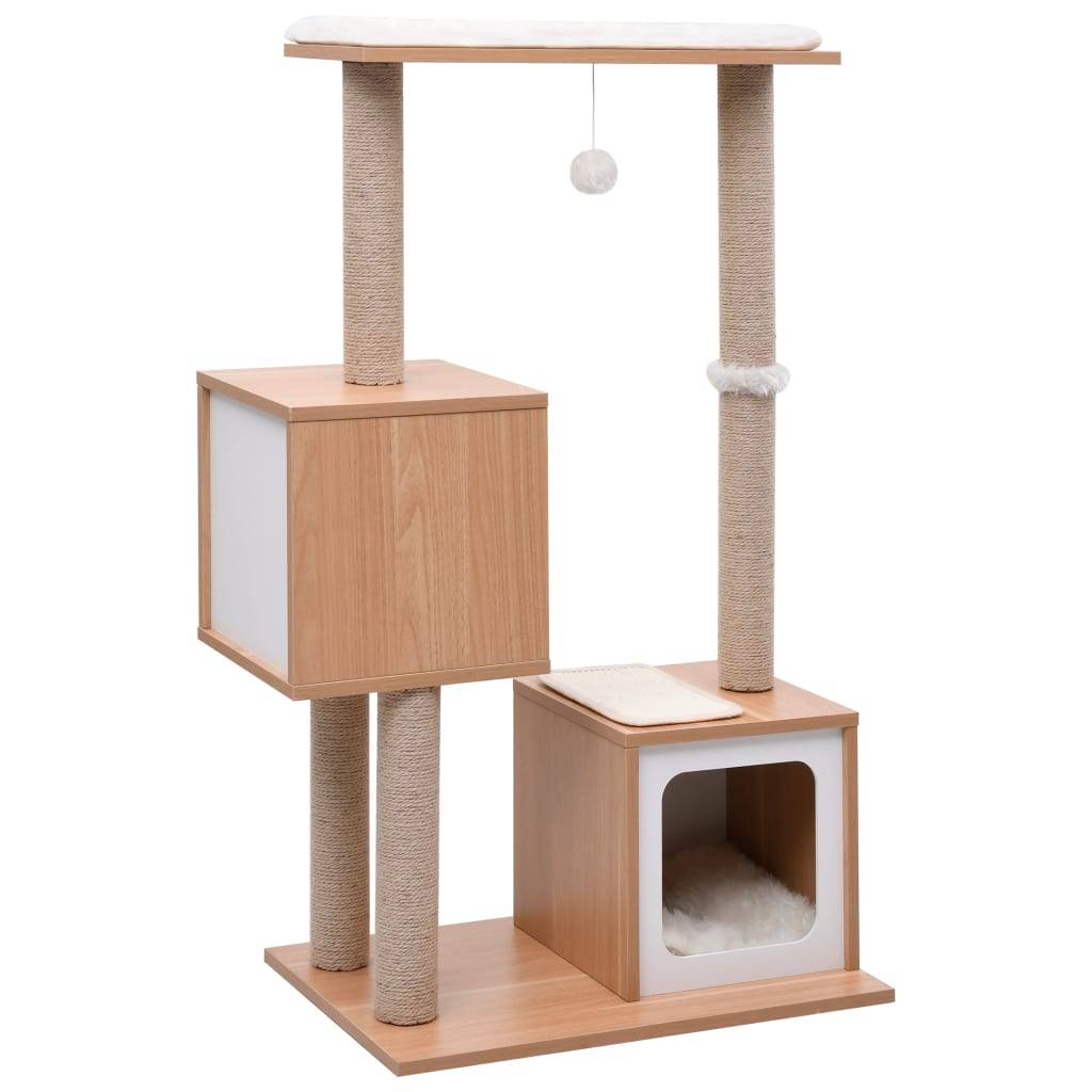 Vidaxl - Arbre à chat avec tapis à gratter en sisal 104 cm vidaXL - Imagen 1