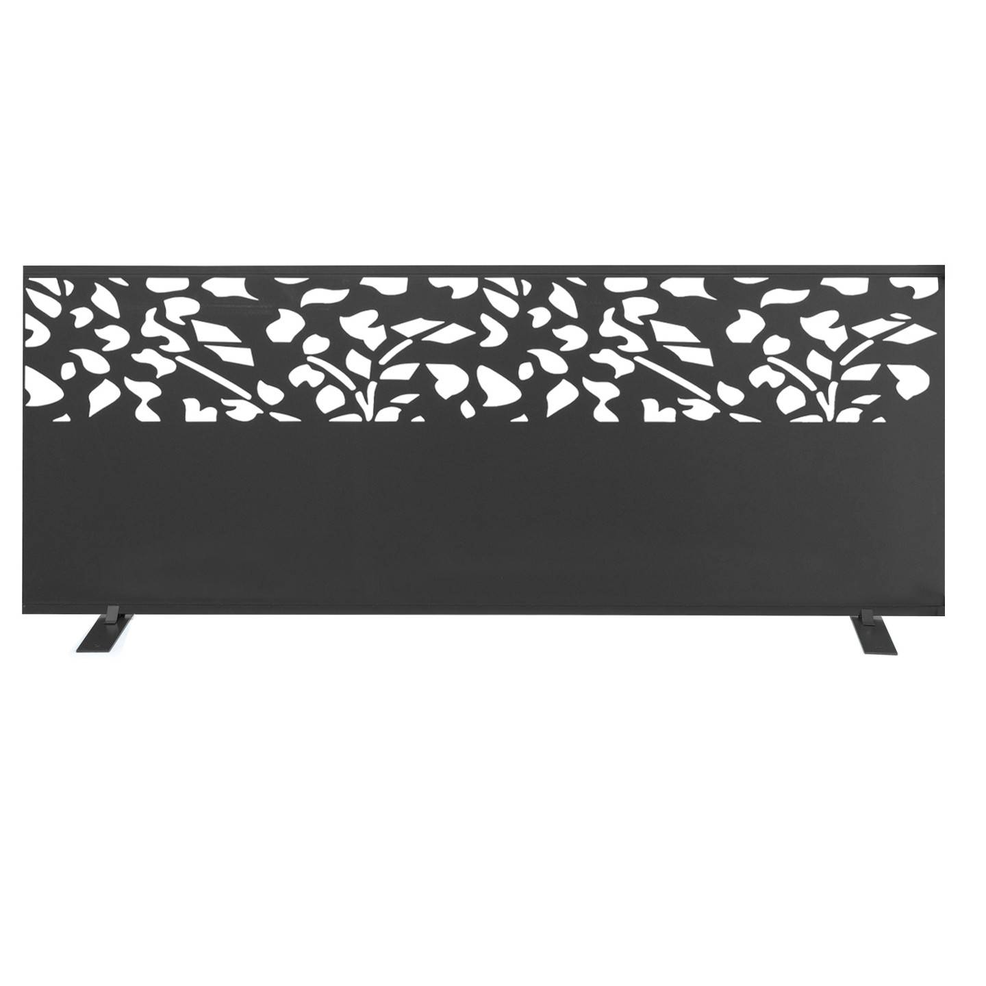 Panneau décoratif universel 150 x 50 CM FLOWER gris semi ajouré sur le côté - Image 3