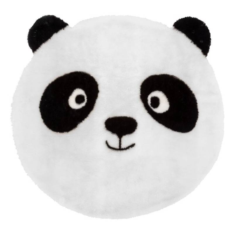 Tapis rond D100 noir et blanc Panda Atmosphera - Image 1
