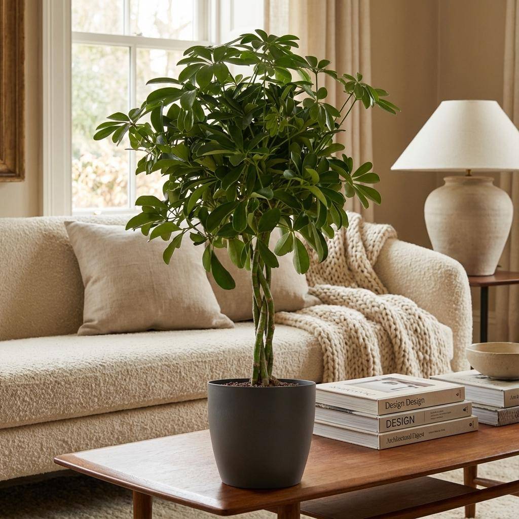 Schefflera Arab Nora - Pot de 21cm - Hauteur 70cm - Blanc - Plantes d'intérieur - Image 9