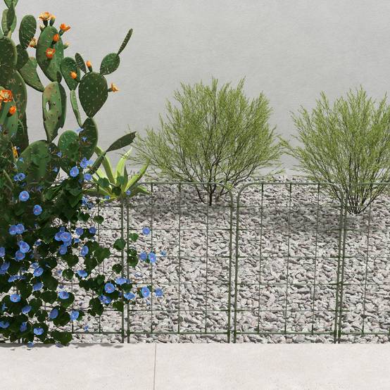 ComfortXL - Lot de 4 treillis acier plantes grimpantes pour jardin potager support 40x90cm vert - ComfortXL Outdoor Living - Image 4