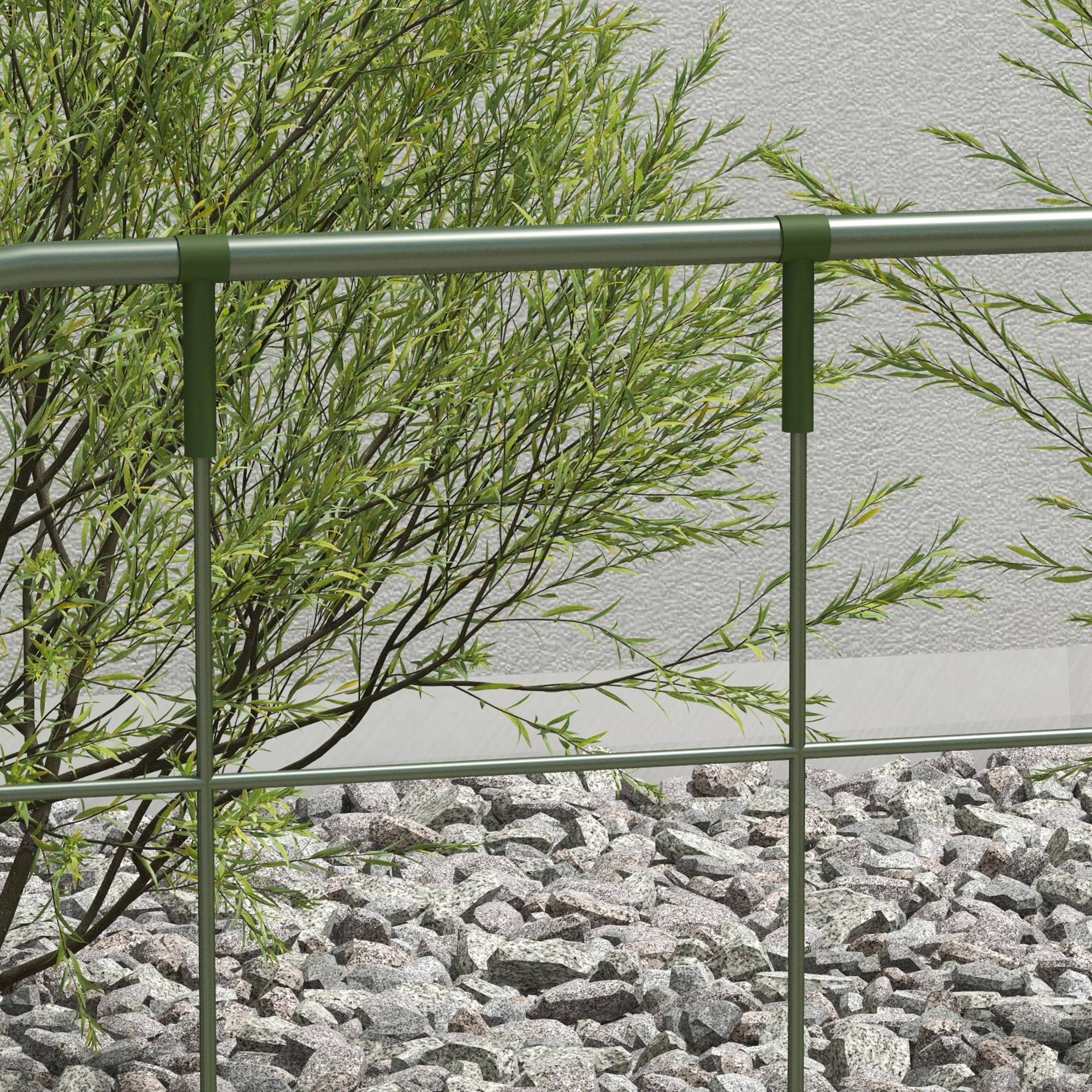 ComfortXL - Lot de 4 treillis acier plantes grimpantes pour jardin potager support 40x90cm vert - ComfortXL Outdoor Living - Image 10