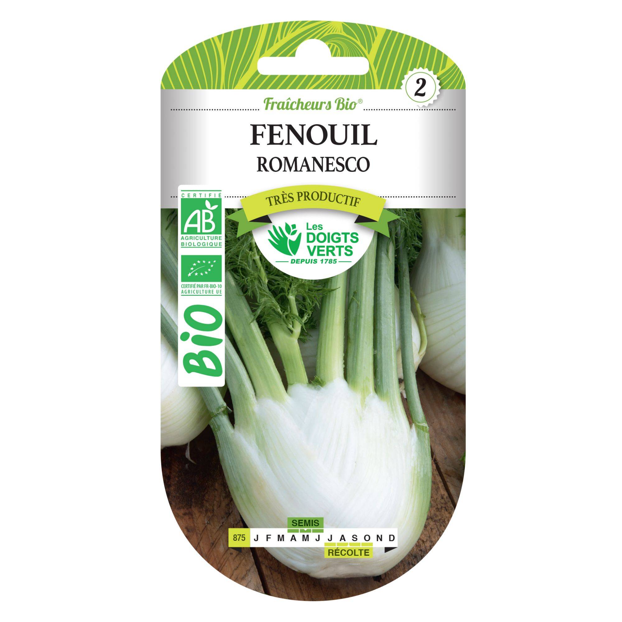 Graine fenouil romanesco BIO Les Doigts Verts - Image 1