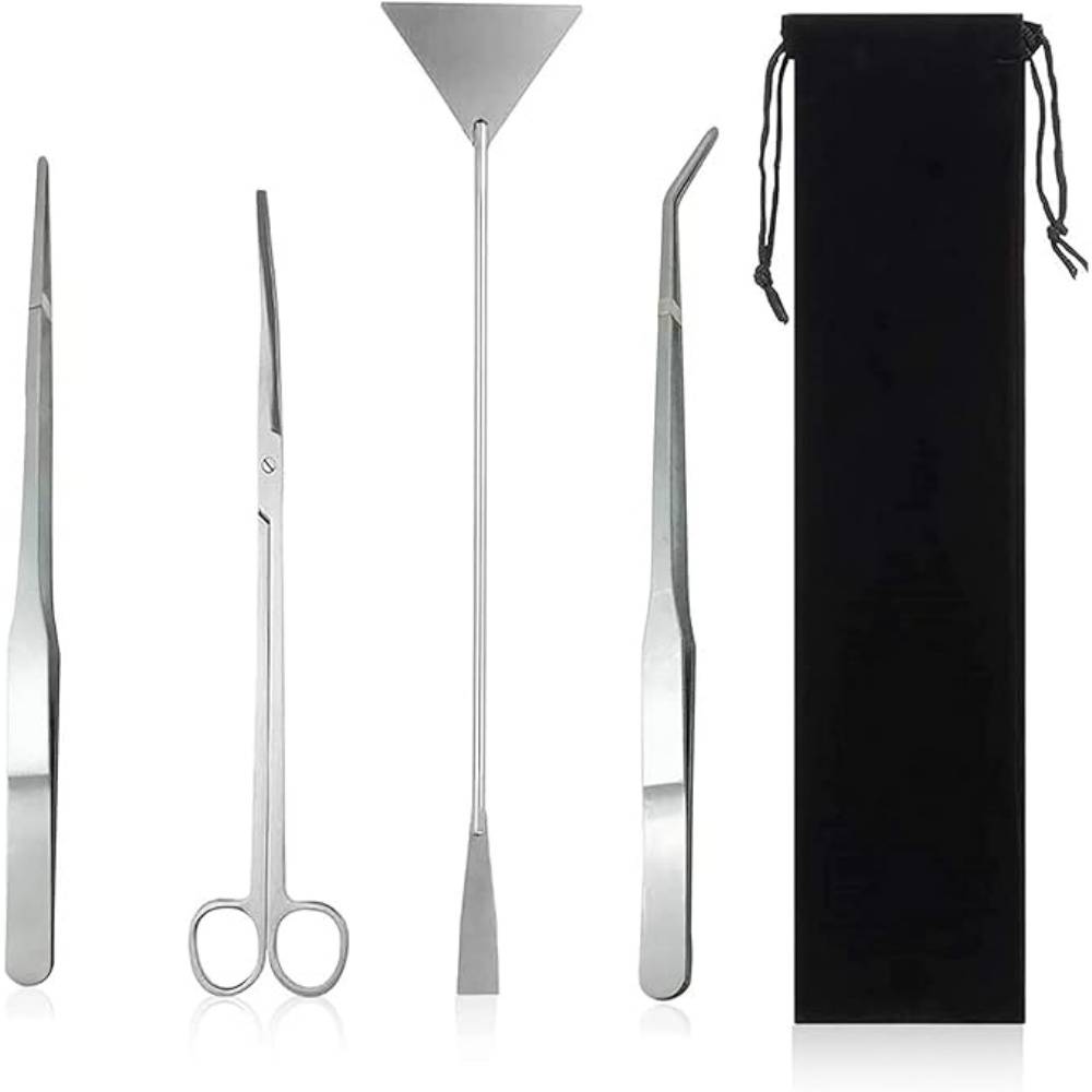DtopbuyAge - Outil 4 Pièces Acier Inoxydable Pour Aquarium - Image 1