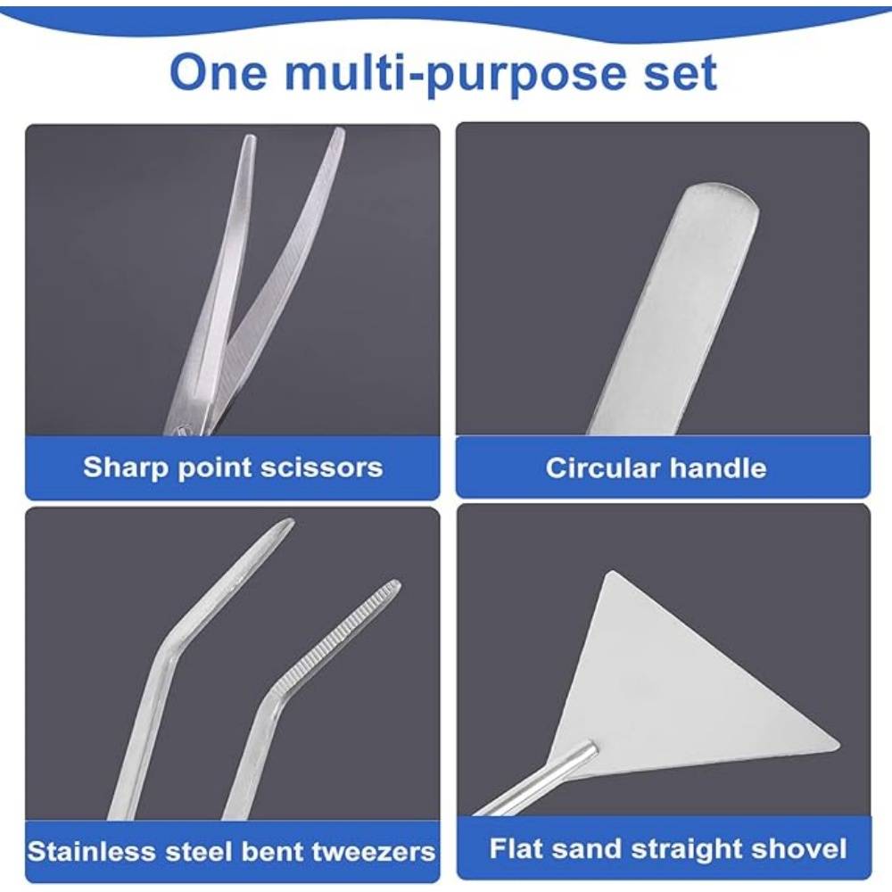 DtopbuyAge - Outil 4 Pièces Acier Inoxydable Pour Aquarium - Image 3