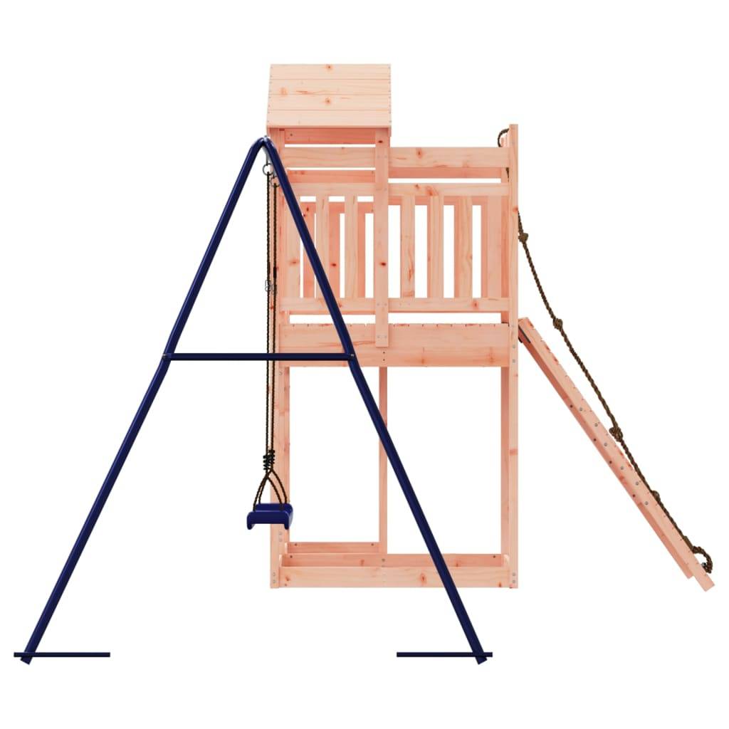 Helloshop26 - Aire de jeux d'extérieur balançoires toboggan portiques robuste jeux jardin 291 x 282 x 238 cm bois massif de douglas - Imagen 5