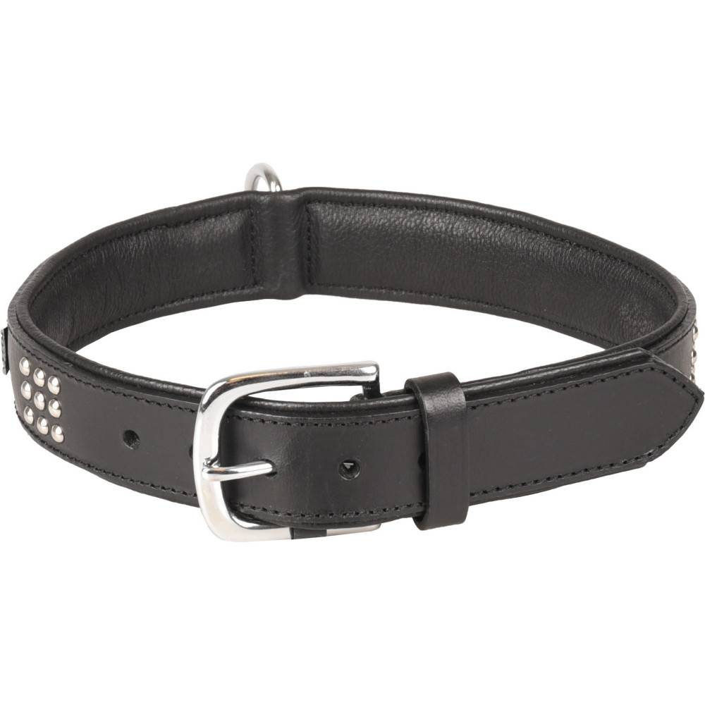Collier Cuir SEDONA noir taille XXL 51-60 cm pour chien. - Imagen 2