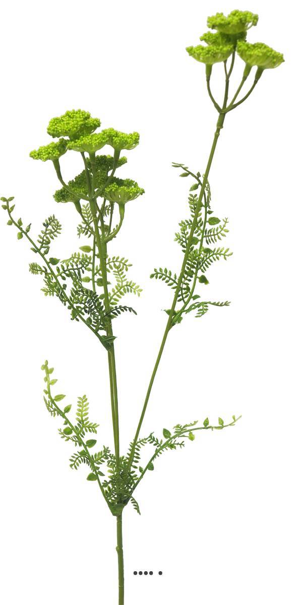 Artificielles - Achillée artificielle en tige, H 52 cm Vert - BEST - couleur: Vert - Imagen 2