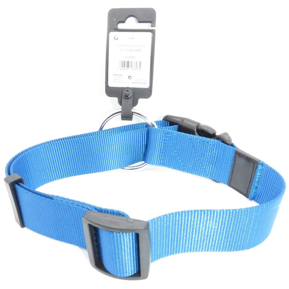 Flamingo - Collier Ziggi bleu 55 -75 cm 40 MM  taille XXL pour chien - Imagen 4