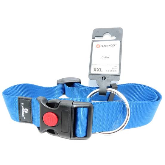 Flamingo - Flamingo - Collier Ziggi bleu 55 -75 cm 40 MM taille XXL pour chien - Image 1