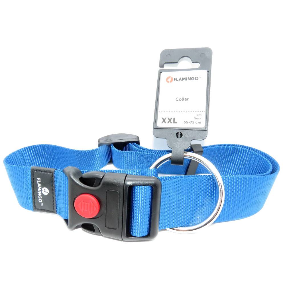 Flamingo - Collier Ziggi bleu 55 -75 cm 40 MM  taille XXL pour chien - Imagen 1