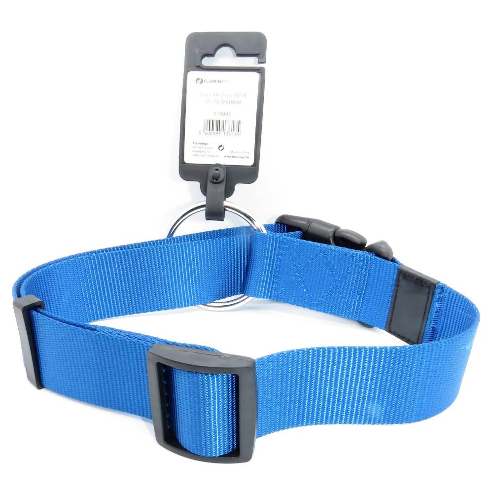 Flamingo - Collier Ziggi bleu 55 -75 cm 40 MM  taille XXL pour chien - Imagen 2