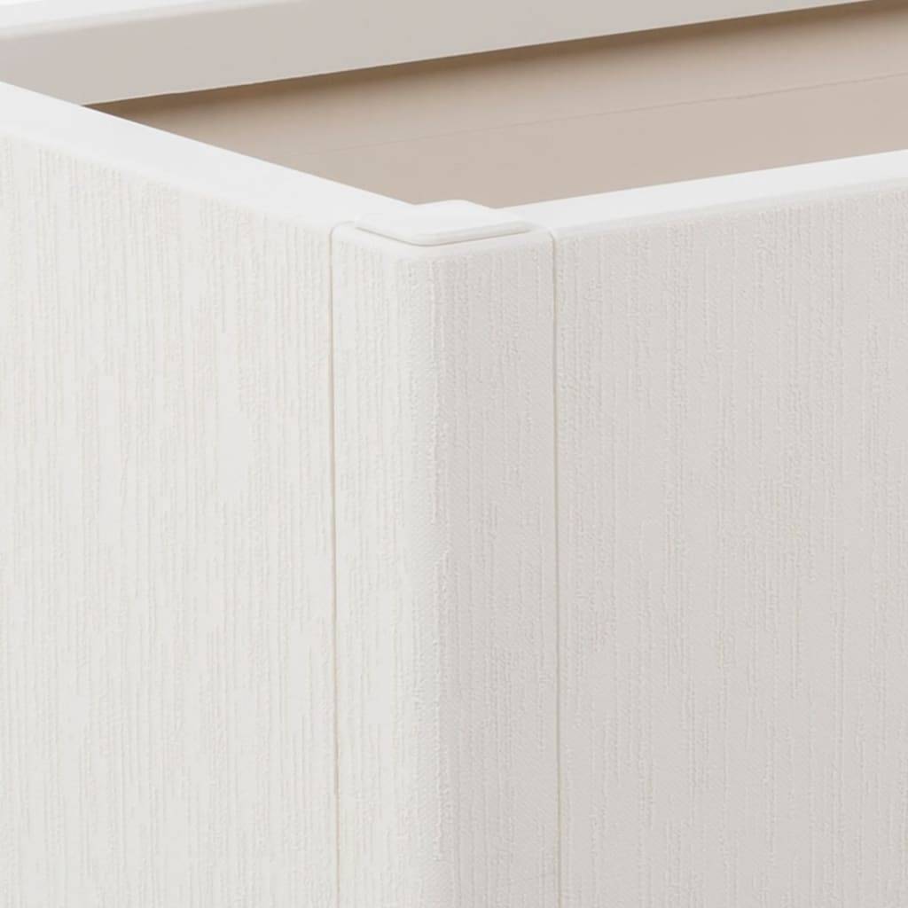 ComfortXL - Jardinière rectangulaire en polypropylène pour extérieur 80L 80 cm Blanc – ComfortXL Outdoor Living - Image 7